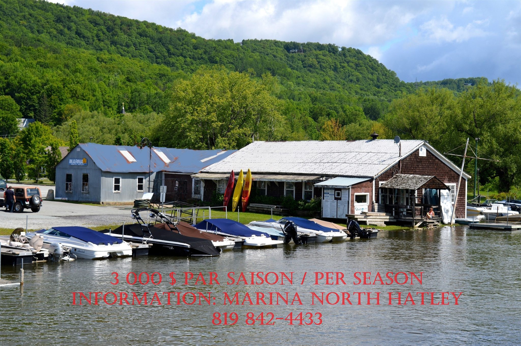 Docks available Village de North Hatley
